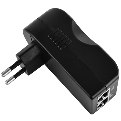 24W devorga o'rnatiladigan Ethernet adapteri POE injektori