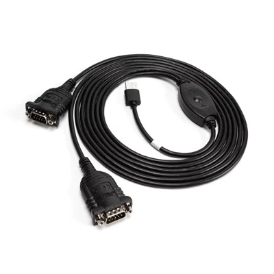 FTDI chipli USB A dan ikkita RS232 adapter kabeli