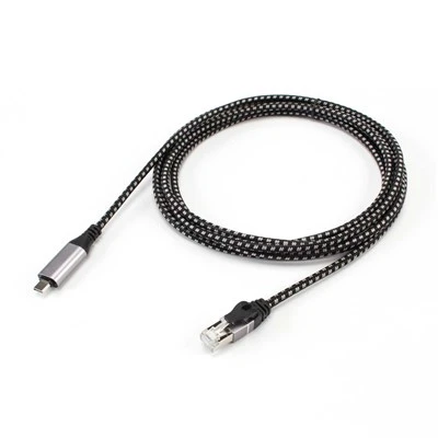 USB tipidagi c Torj45 Ethernet kabel 1000 Mbit / s lan sim